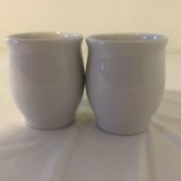 Two Vintage Handleless Porcelain Tea Cup Jahreszeiten Design by Susanne Dolker - Picture 3 of 5